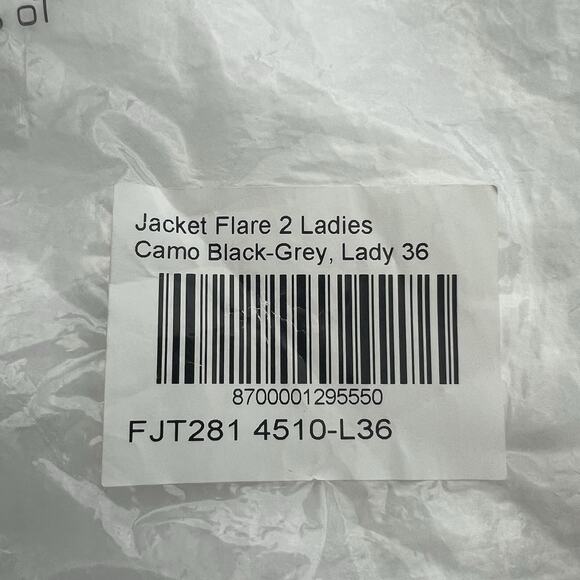 Rev'It Flare 2 Ladies Textile Motorcycle Jacket Camo/Black Gray 36 - Picture 11 of 12